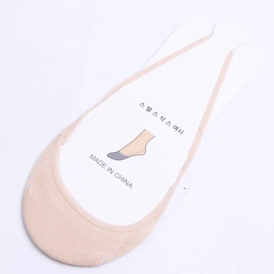10pcs 5pair Cotton Comfortable Soild Half Sole Cover Invisible Sock Slippers for Women Girls Thin High Heel Shoes Socks Meais Beige
