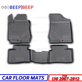 

For Hyundai i30 2007-2012 car floot mats carpets auto floor dustproof skidproof car styling interior decoration