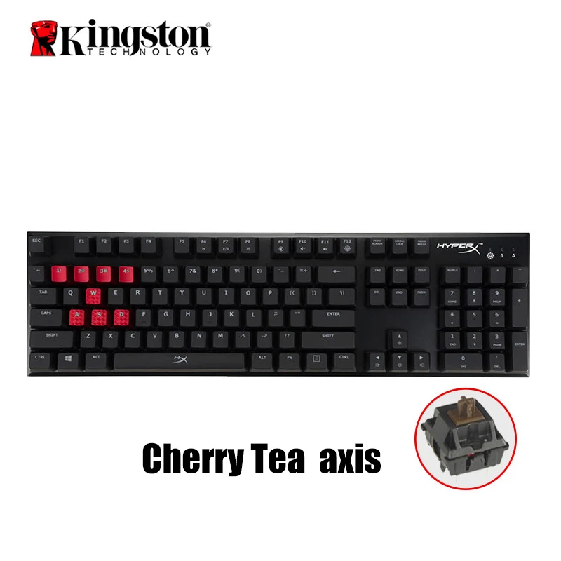 Kingston HyperX сплав FPS электронная спортивная механическая клавиатура вишневая ось