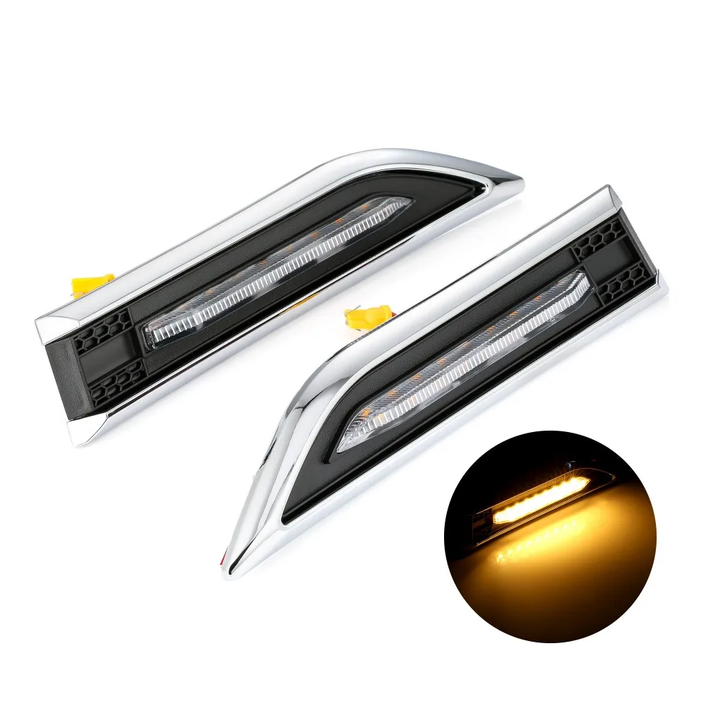 

Car Accessories for Cruze Korean version of the LED turn signal front fender lights side lights exterior modification special #4