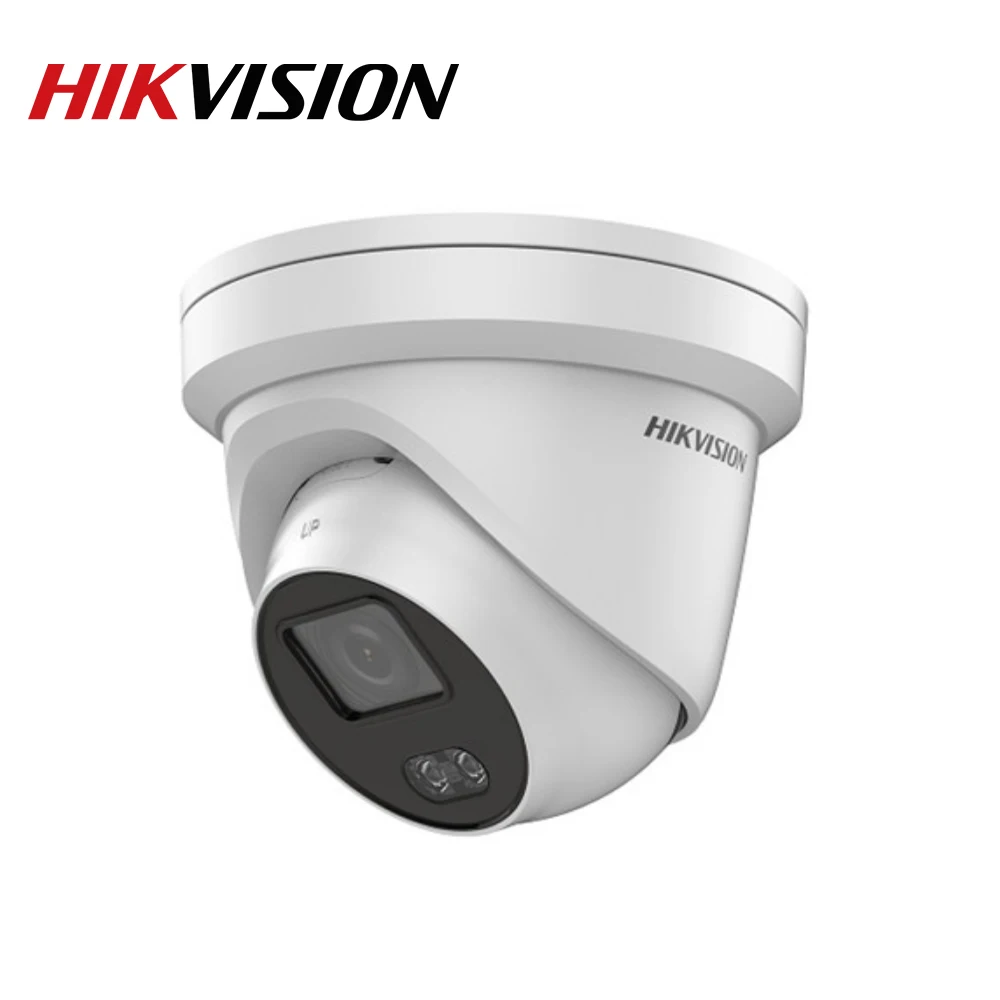 Hikvision ColorVu оригинальная ip-камера DS-2CD2347G1-LU 4MP сетевая пуля POE ip-камера H.265 CCTV камера слот для sd-карты