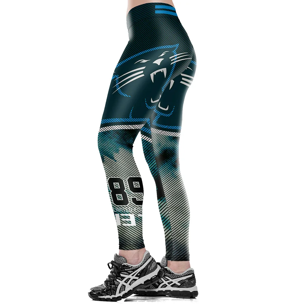 34 printed legging high waist wide belt legging S-4XL Oakland raiders No