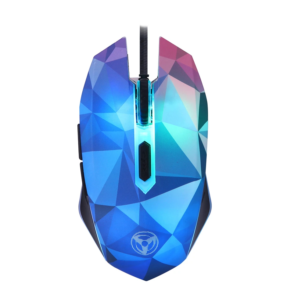 Hongsund W20 оригинальная цветная игровая мышь Dazzle Diamond Edition проводная для геймеров