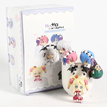 

Re:ZERO Starting Life In Another World Rem Ram Emilia Beatrice PUTITTO Series Vol.2 PVC Figures Toys 5pcs/set