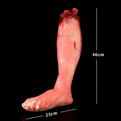 Кровавые реалистичные руки ноги сердце реквизит для мозга жуткий Отрубленный протез поддельные части человеческого тела ужас Хэллоуин вечерние принадлежности - Цвет: J