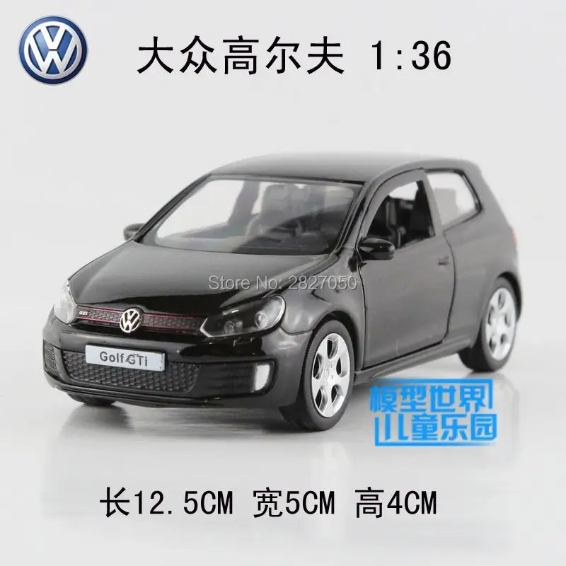 

High Quality 1:36 Scale 5 Inch Alloy Diecast Car Model Golf GTI Collection Model Pull Back Car Toys Gift For Boys