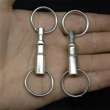 Bycobecy, модный брелок для ключей, сплав, брелок для мужчин и женщин, ключница, двойные кольца, новинка, сделай сам, EDC, ключница, Автомобильный ключ, Органайзер