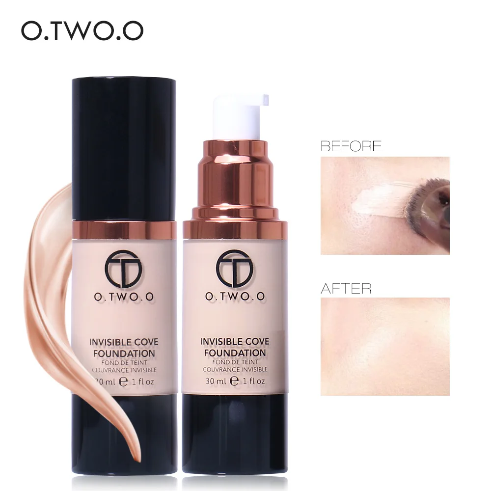 Buy O.TWO.O Foundation Beauty Make Up Waterproof Flawless Coverage Base