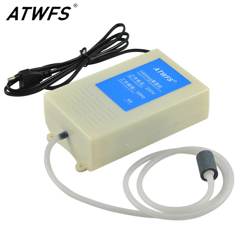 1316.27руб. 40% СКИДКА|Портативный озонатор ATWFS 1000mg 220 В, озонатор воды, аквариумный озонатор, европейская вилка|portable ozonator|ozone generator 220v|portable ozone generator - AliExpress
