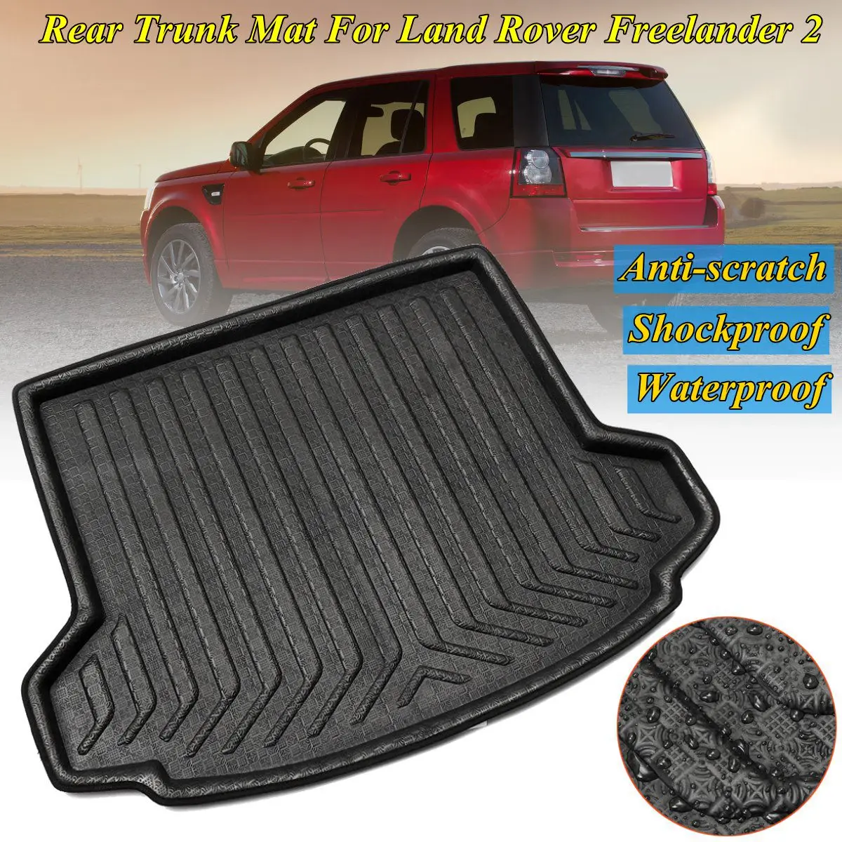 

New Rear Trunk Cargo Car styling Interior Accessories Boot Liner Waterproof Mat for Land Rover Freelander 2 2006 2007 2008~2015