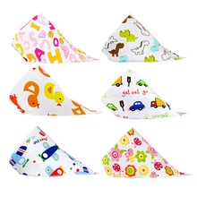 1 шт. детский хлопковый нагрудник/детский шарф с рисунком Слюнявчики/Детские аксессуары нагрудники/Одежда для новорожденных высокого качества