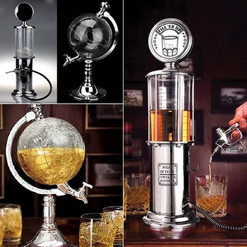 

Global Stylish Multi-occasional Attractive Practical Convenient Novelty Fill Up Gas Pump Bar Drinking Alcohol Liquor Dispenser
