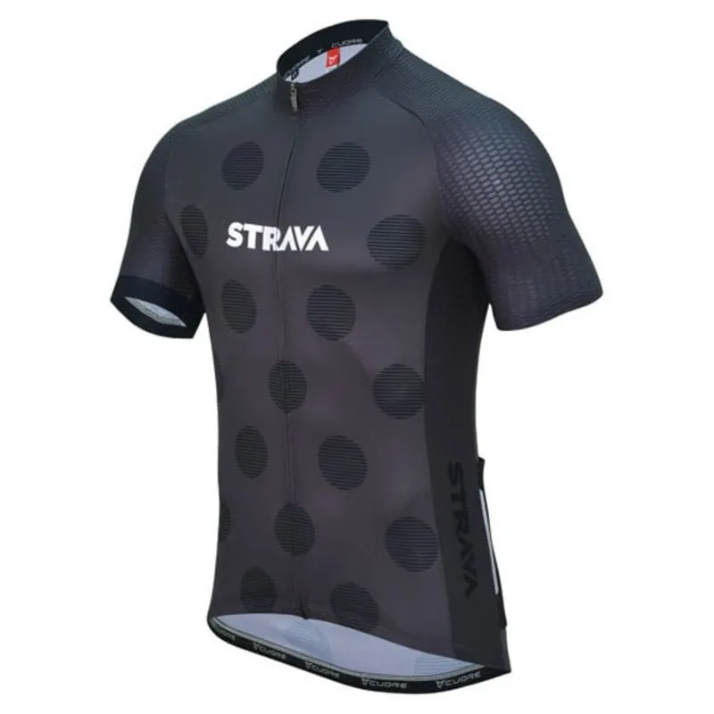 STRAVA Pro велосипед с коротким рукавом Майо Ciclismo мужские велосипедные Джерси наборы летние дышащие комплекты одежды для велоспорта - Цвет: as picture