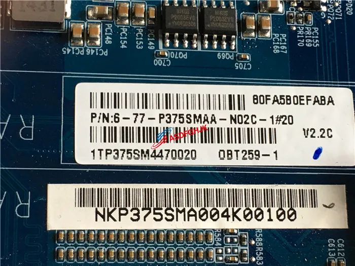 New  FOR CLEVO P370SM LAPTOP motherboard 6-71-P37A0-D02C 6-77-P375SMAA 100% Perfect work