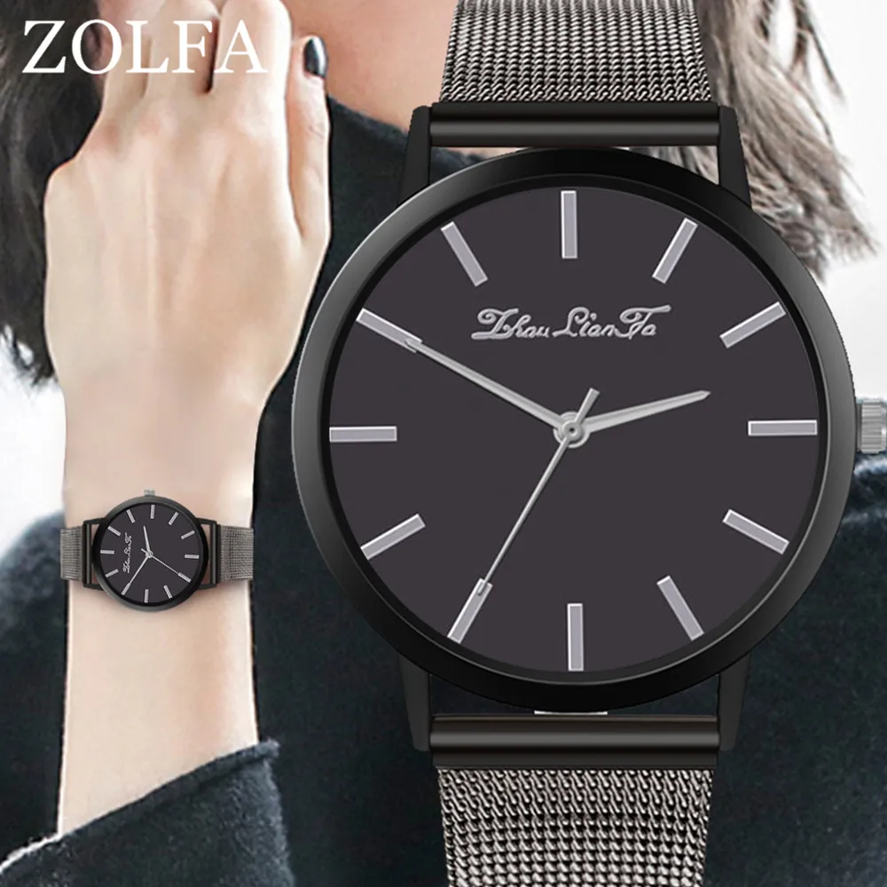 

Fashion Women Watches 2019 Best Sell Simple Style Dial Clock Luxury Brand Steel Mesh Belt Bracelet Watch Quartz Wrist Watches #W