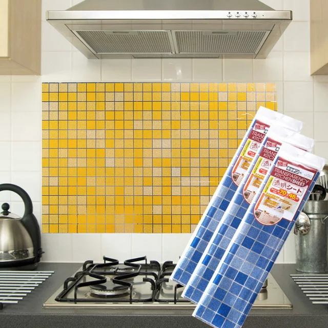 Grid Mosaic Bathroom Waterproof Self Adhesive Ceramic Tile Wallpaper Grid Mosaic Bathroom Waterproof Self Adhesive Ceramic Tile Wallpaper Kitchen Heat Resistant Oil Proof Wall