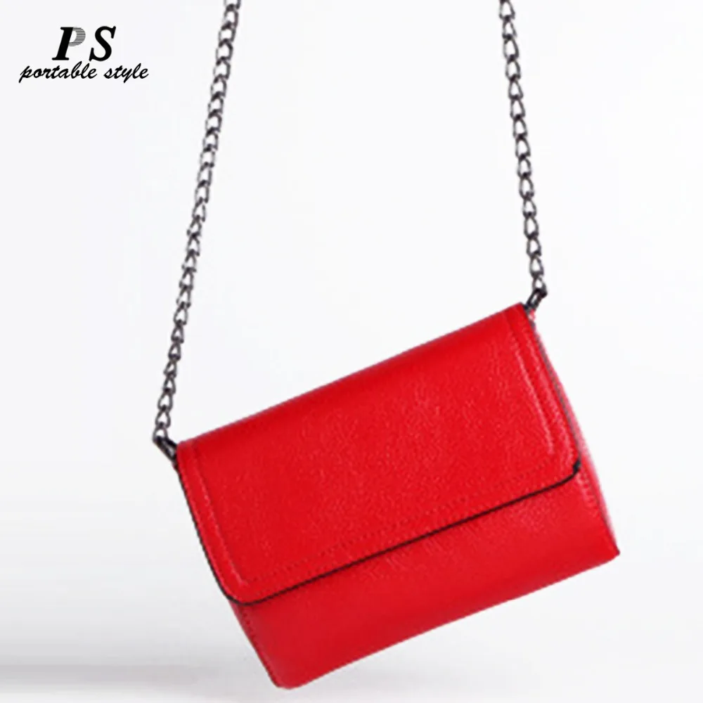 

PORTABLE STYLE Women Shoulder Messenger Bags Genuine Leather Handbag Female Fashion Crossbody Ladies Solid Small Tote Bag Pures