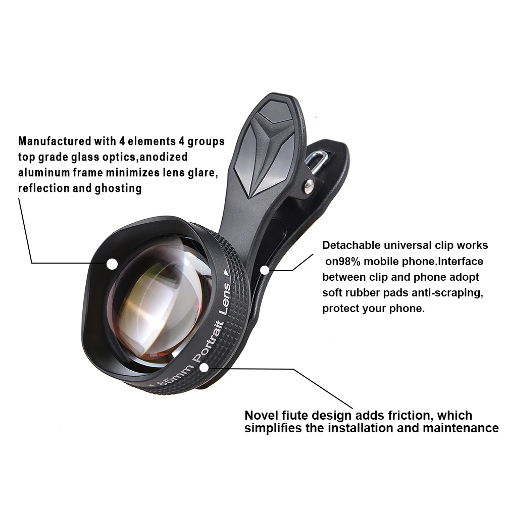 imágenes para APEXEL teléfono móvil lente de la cámara kit 2017 nuevo 85mm super Lente macro lenskit profesional HD super macro para iPhone Xiaomi Samsung imágenes para APEXEL teléfono móvil lente de la cámara kit 2017 nuevo 85mm super Lente macro lenskit profesional HD super macro para iPhone Xiaomi Samsung
