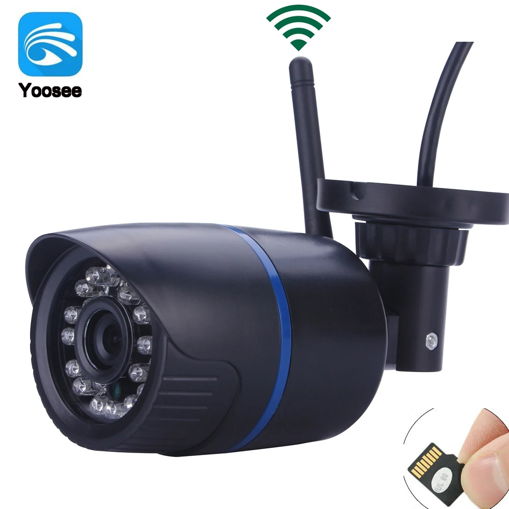 Hamrolte Wifi камера Yoosee ONVIF IP камера 2MP/1.3MP/1MP Проводная Беспроводная камера ночного видения Водонепроницаемая уличная камера удаленный доступ