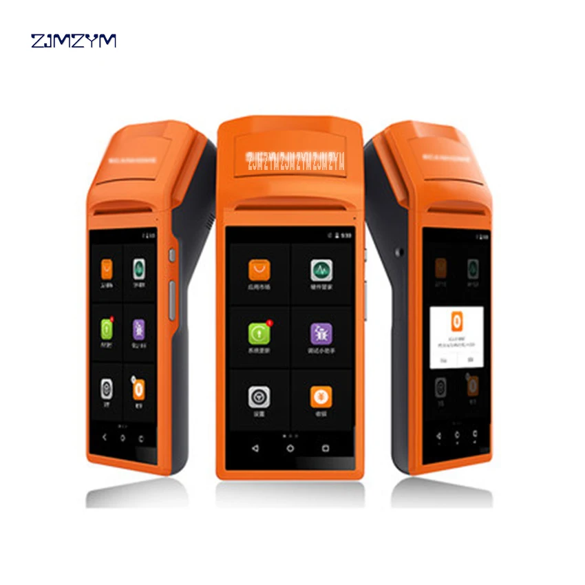 

V1 5.5 Inch Touch Screen Handheld 3G Andoid Mini Pos Machine with Bluetooth Wifi Thermal Mini Pos Printer support 58MM printing