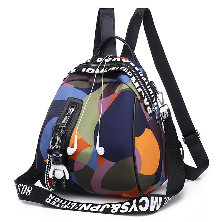 

Small Backpack Women Backpack Purse Oxford Shell Printing Travel Backpack Women Bag School Bags for Girls Bookbag Designer