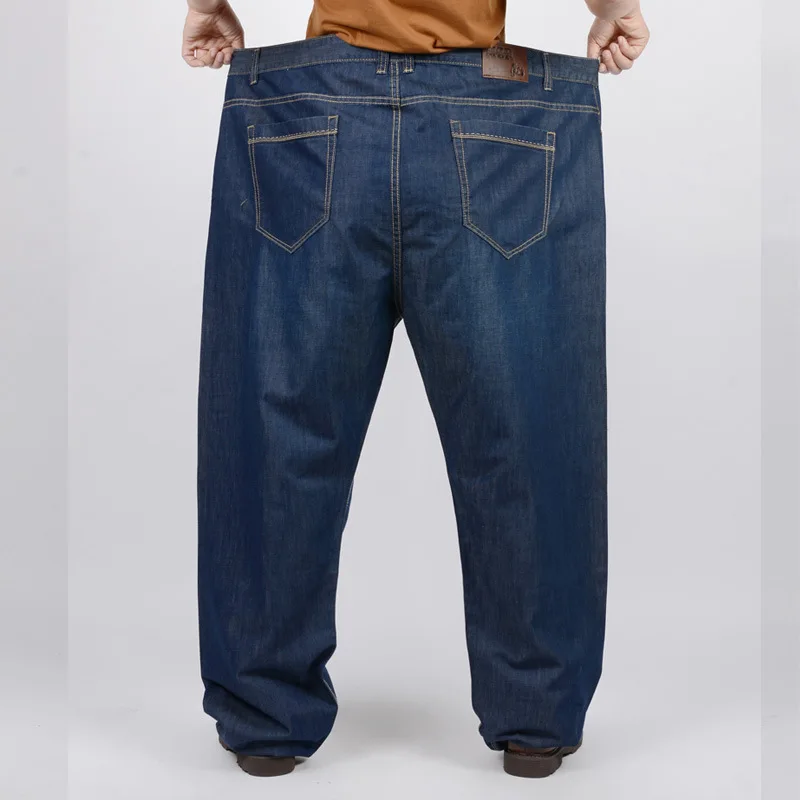Ukuran 38 52 Jeans Pria Gaya Eropa Lurus Celana Jeans Pria Panjang Penuh  Mid Longgar Jeans Pria 130 berat Kg Bisa Memakai Besar Celana Jeans|straight  jeans men|men jeansmens jeans style - AliExpress