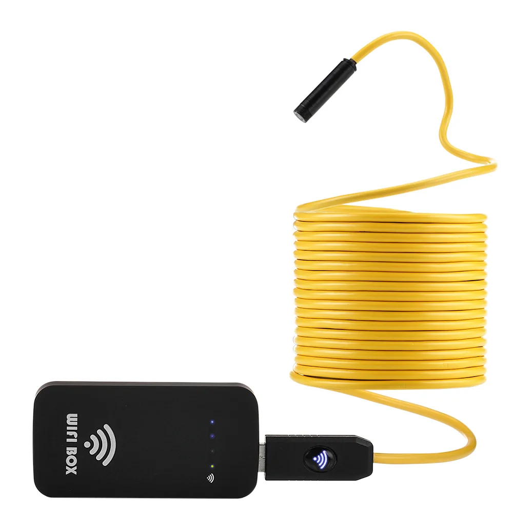

33 Feet Wireless Industrial WIFI Endoscope 6 Adjustable LED Wireless Waterproof Android Endoscope Inspection Borescope Camera