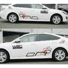 De coches de Estilo Rejilla Personalizada WRC Pegatinas de Coche Auto A Prueba de agua de Todo el Cuerpo Etiqueta Engomada Del Coche Accesorios de Decoración de Automóviles Exterior