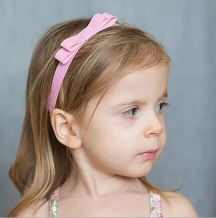 

2016 New Baby Infant Elastic Newborn Girls Headband Bownot Leather Hair Band Children Headband Baby Turban Headband bandeau bebe