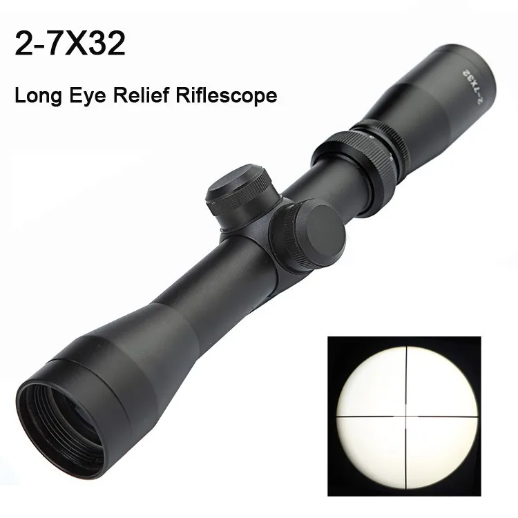 

2-7x32 Red Green Dot Rifle Scope Outdoor Optics Airsoft Sniper Tactical Hunting Scope Riflescope Free Shipping