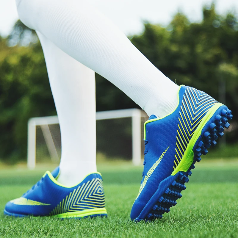 Outdoor Long Spikes Men Soccer Shoes Sneakers Cleats Turf Male Sport Football Shoes Rubber Men Boys Trainers Foot Ball Indoor 22