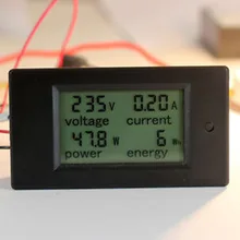 Полезные AC 80-260V ЖК-дисплей цифровой 100A вольт ватт Мощность счетчик; Амперметр; вольтметр 110V 220V Лидер продаж; Прямая ;