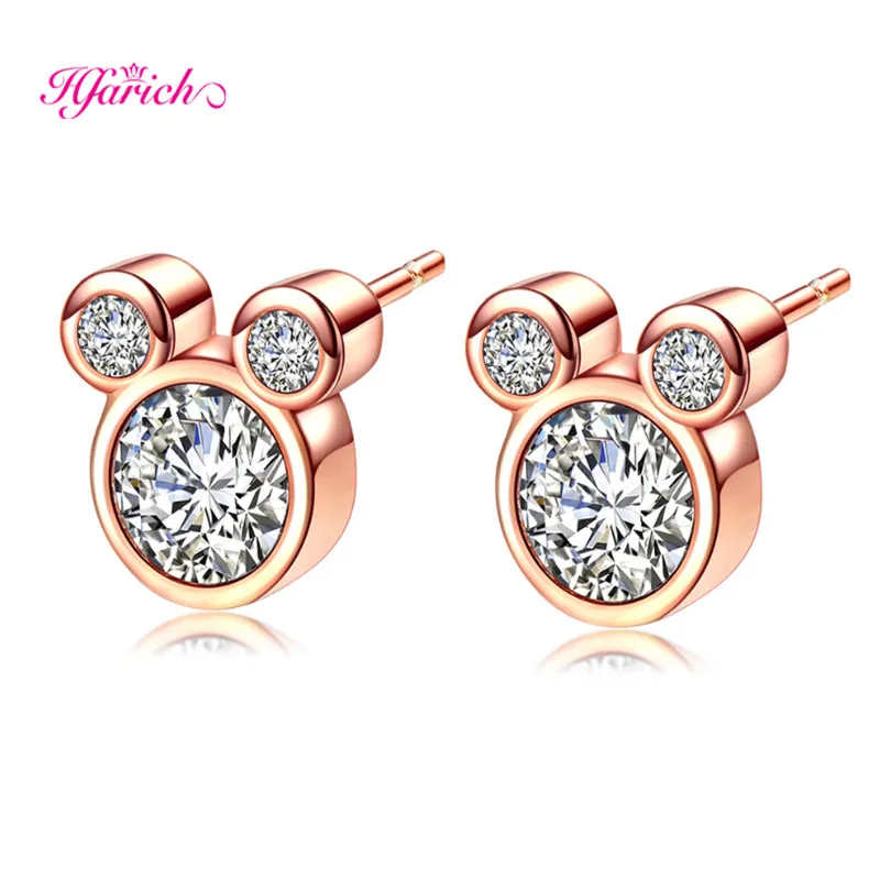 SYED288 Hfarich Мода Минни Микки ожерелье s& Подвески для женщин мультфильм животное мышь ожерелье икона стиля ожерелье Подарки - Окраска металла: SYED288