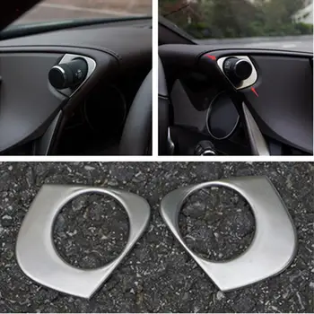 

Yimaautotrims Driving Model Adjustment Panel Cover Trim 2 Piece Interior Mouldings Fit For Lexus ES 2018 - 2020 Stainless Steel