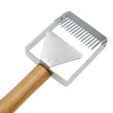 2 шт./лот 2 в 1 Cut вилка для меда скребок Нержавеющая сталь пчеловод пасеки инструменты для пчеловодства ручной скребки мёд уборки вилы