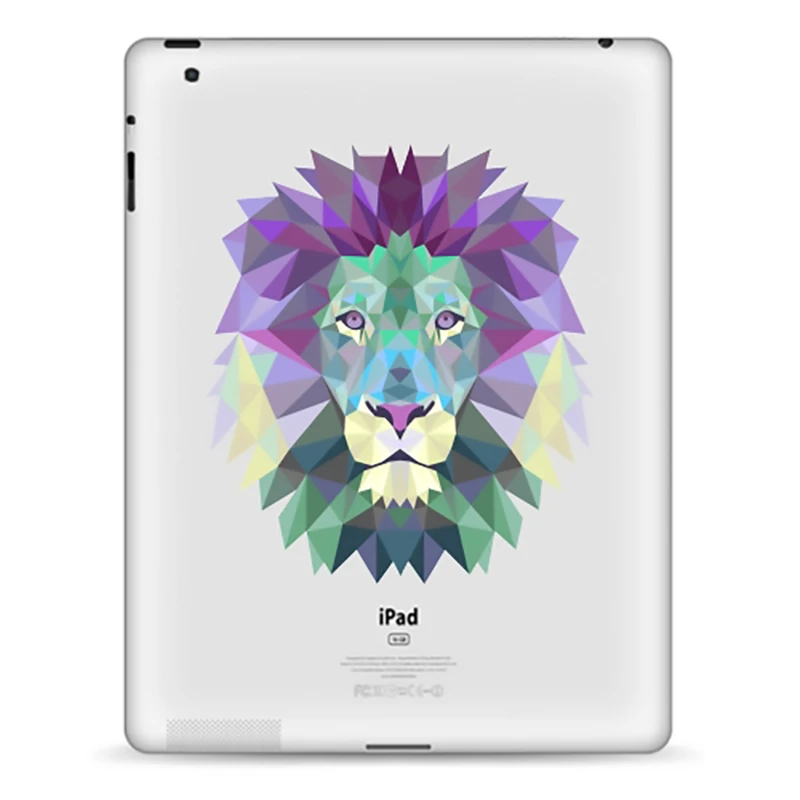

Tablet Decals Funny iPad Stickers Lion for iPad1/2/3/4 Air/Pro9.7inch iPad Mini1/2/3/4