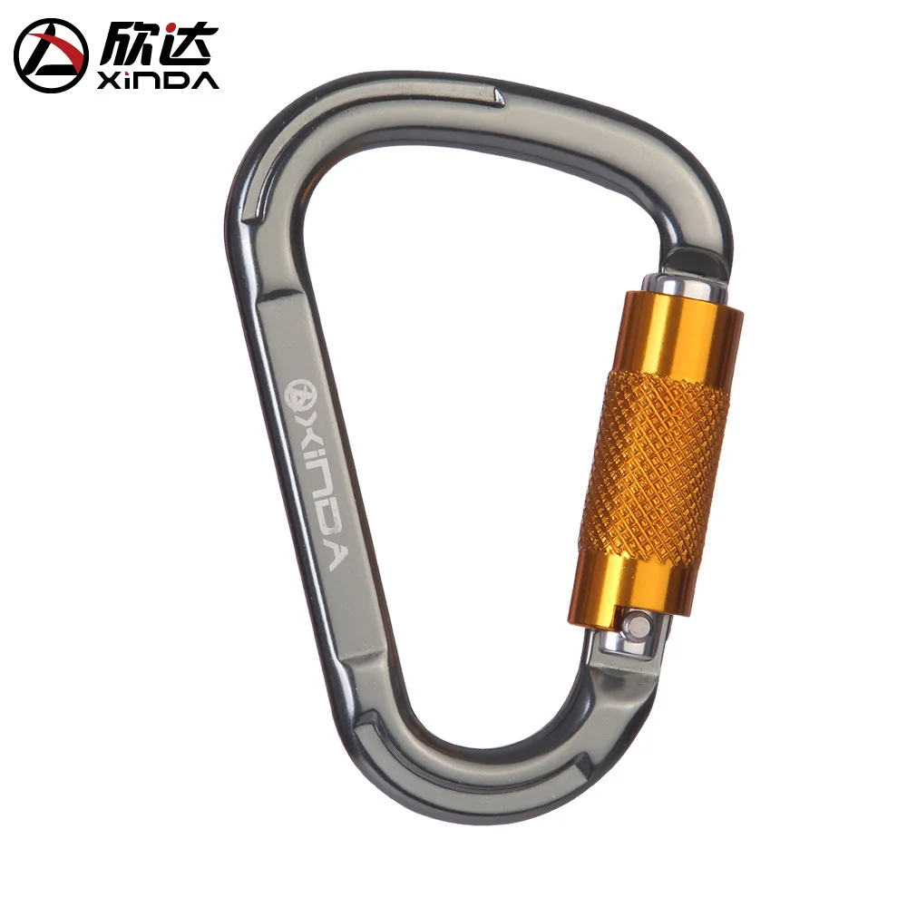 

Outdoor Professional Carabiner Pear Shape Safety Master Lock Outdoor Rock Climbing Buckle Equipment