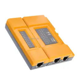 Высокое качество tl-668 Профессиональный RJ11 RJ45 CAT5 CAT6 телефонной сети кабельного тестера