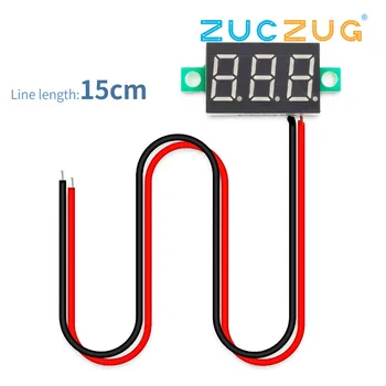 

0.36 Inch Mini LED Digital Voltmeter Red Panel Voltage Meter DC 4~30V Digit Display Adjustment Voltmeter