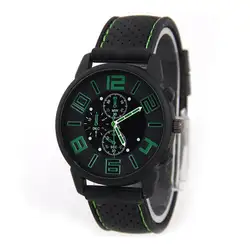 Силиконовый ремешок кварцевые наручные часы простой мужской женский браслет часы портативный мужской спортивные часы роскошные часы