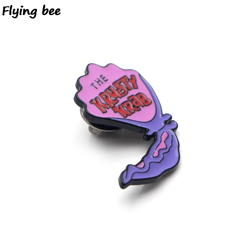 Flyingbee модная брошь, эмалированный штифт для одежды значок для рюкзака шапка личность Pin творческие булавки X0175