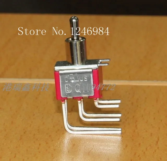 

[SA]T8022L dual six-foot stalls M6.35 scoliosis toggle switch toggle switch Q11 Taiwan Deli Wei produced 1MD3--50pcs/lot