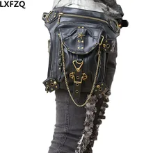 Carteras mujer Сумка стимпанк бедра мотор ноги Сумка-кобура бедра кобура защищенный кошелек плечо рюкзак кожаная женская сумка