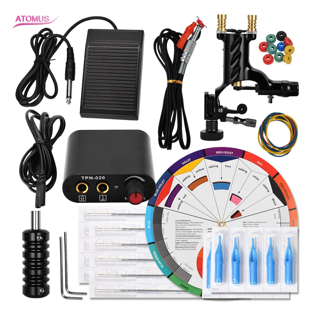 

Tattoo Machine Pro Professional Studio Kits Set Tatoo Up Tattoo Kits Machine Set Insumos Para Tatuajes Machines Kits Support