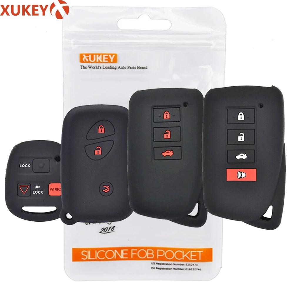 

Silicone Car Key Case For Lexus ES350 GS350 GS450h GX470 IS250 IS350 RC350 ES300h NX200T LX570 SC400 CT200h Remote Fob Cover