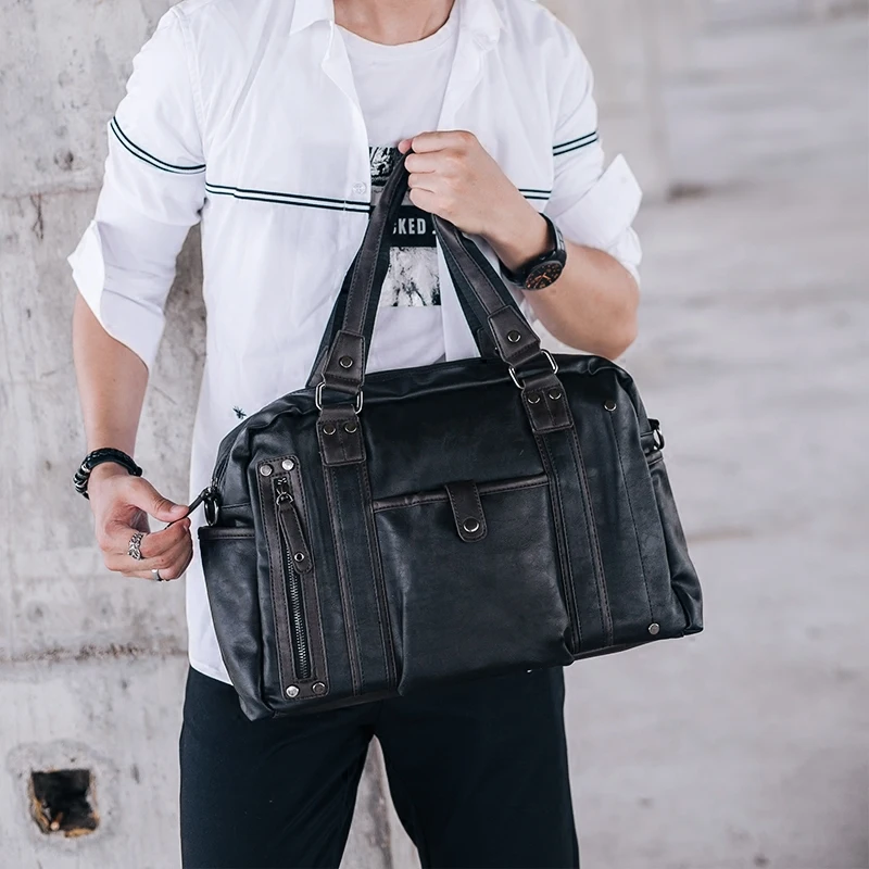 

Tidog Korean men travel bag computer bag handbag