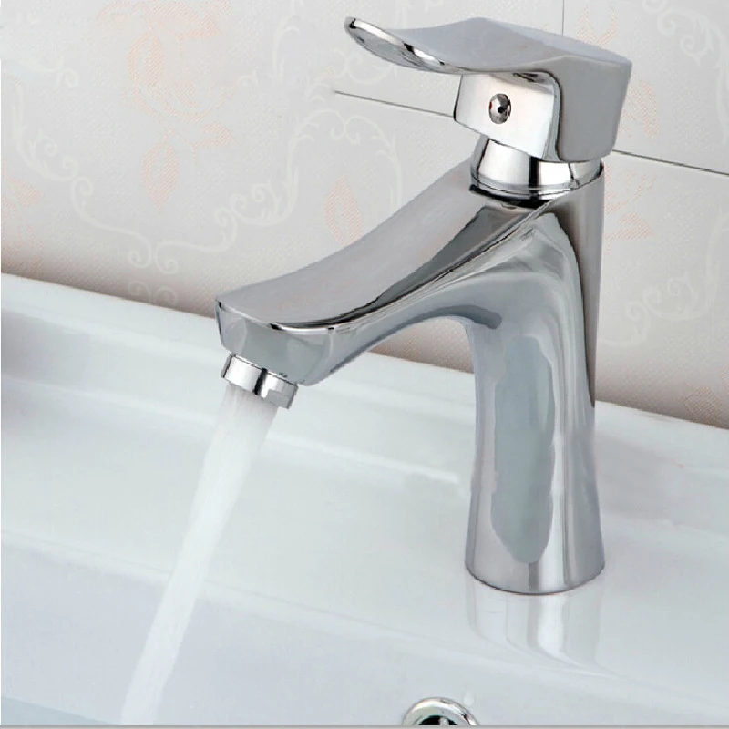 

Single handle copper deck mount basin taps with hot cold polished chrome bathroom basin sink faucet price for sale,sanitary ware