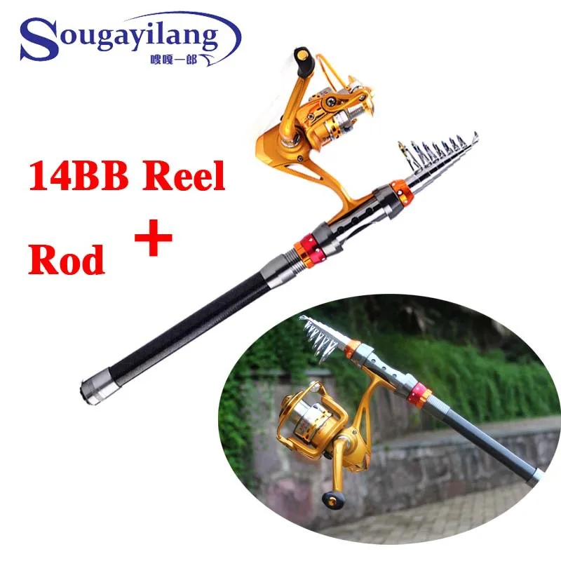 Brand Low Profit Carbon Telescopic Fishing Rod With 14BB