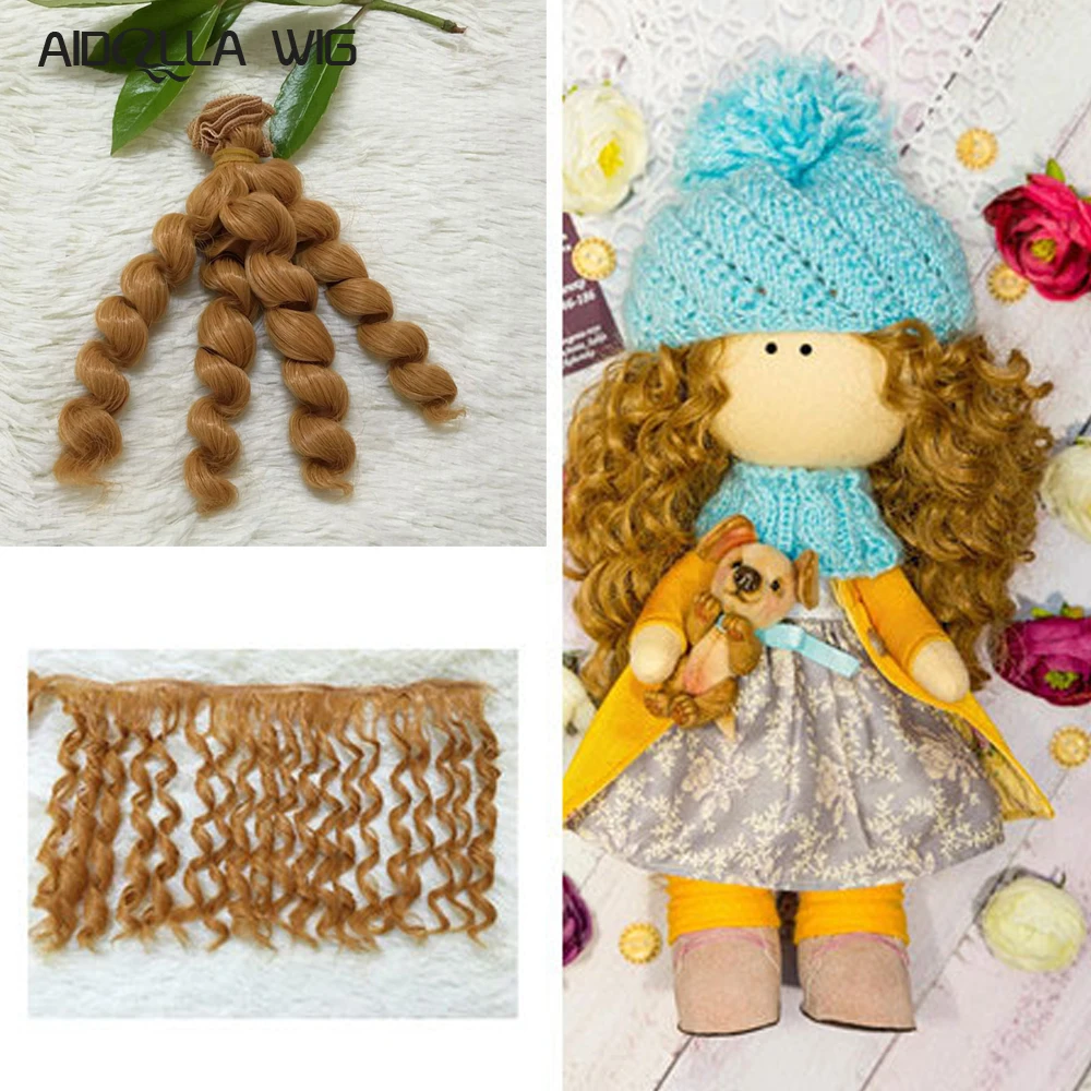 1 шт. 15 см и 25 * 100 кукольные парики/косичка для прически 1/3 1/4 1/6 BJD/SD куклы DIY
