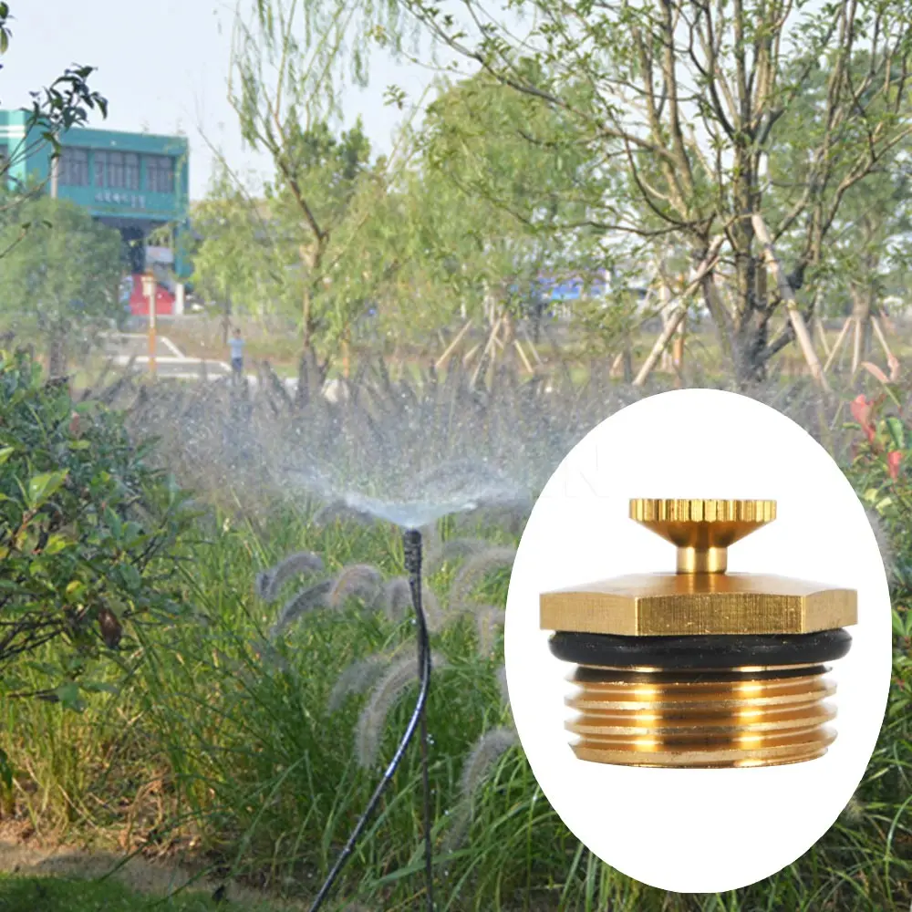 

360 Brass Watering Sprinkler with 1/2"(DN15) garden watering Atomizing nozzle Greenhouse Humidifier Plant Misting Sprayer
